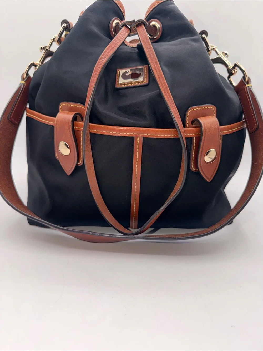 Dooney & Bourke Wayfarer Nylon Drawstring Hobo Bag - Picture 3 of 11